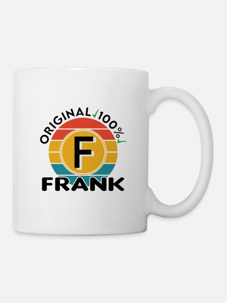 Frank - Tasse - Weiß