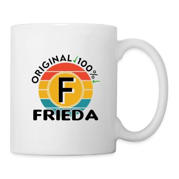 Frieda - Tasse - Weiß - Rechts