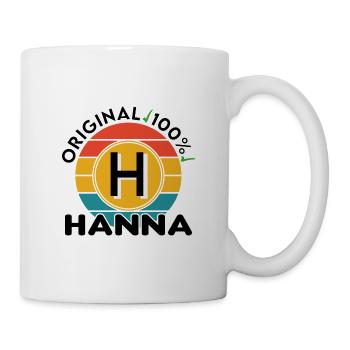 Hanna - Tasse - Weiß - Rechts
