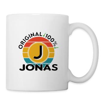 Jonas - Tasse - Weiß - Rechts