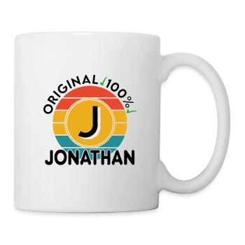 Jonathan - Tasse - Weiß - Rechts