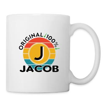 Jacob - Tasse - Weiß - Rechts