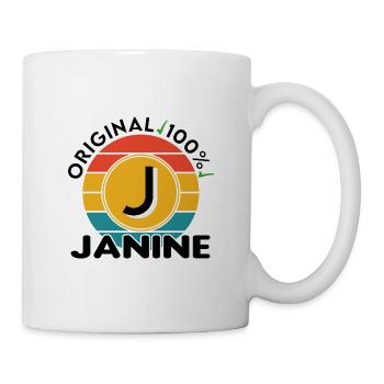Janine - Tasse - Weiß - Rechts