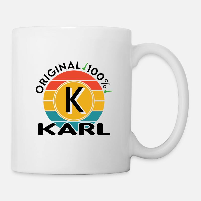Karl - Tasse - Weiß