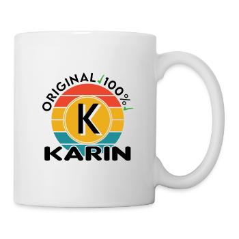 Karin - Tasse - Weiß - Rechts