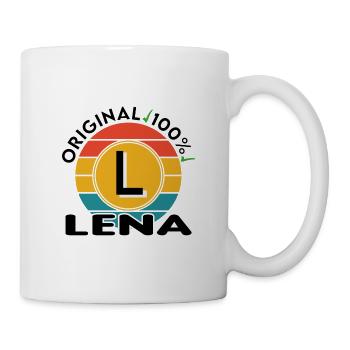 Lena - Tasse - Weiß - Rechts