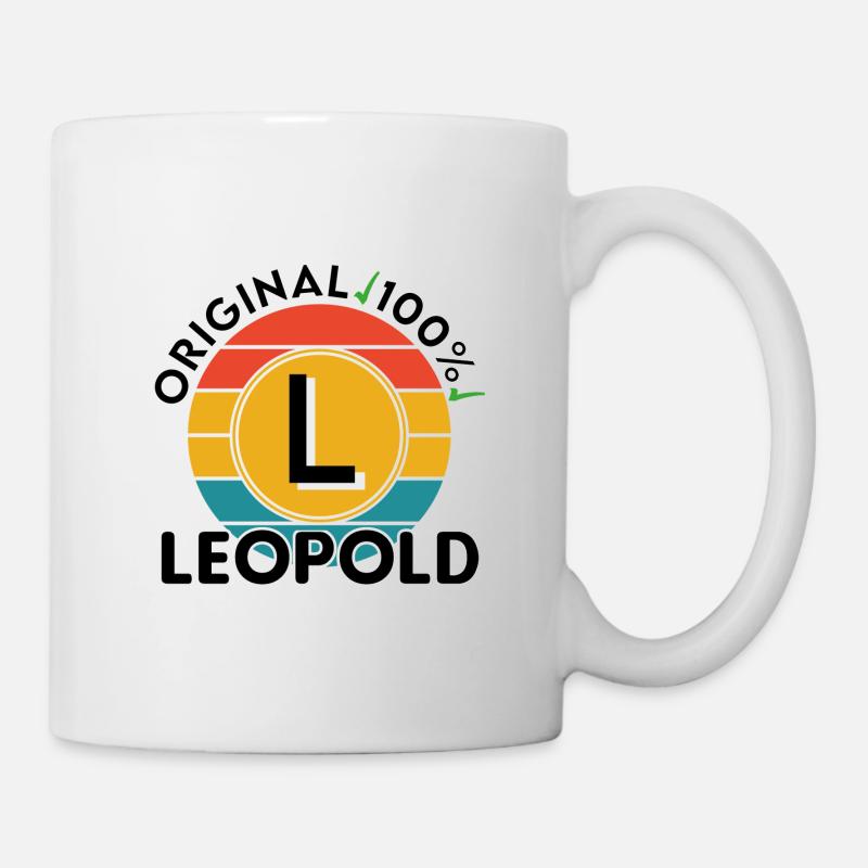 Leopold - Tasse - Weiß