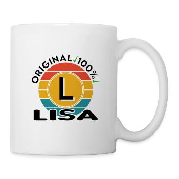 Lisa - Tasse - Weiß - Rechts