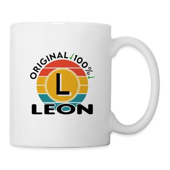 Leon - Tasse - Weiß - Rechts
