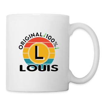 Louis - Tasse - Weiß - Rechts