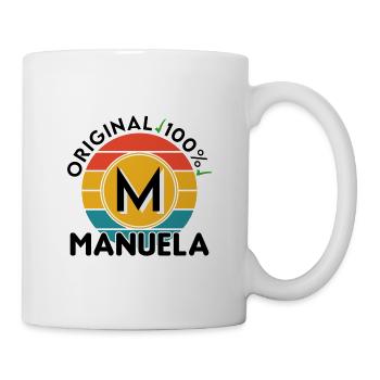 Manuela - Tasse - Weiß - Rechts