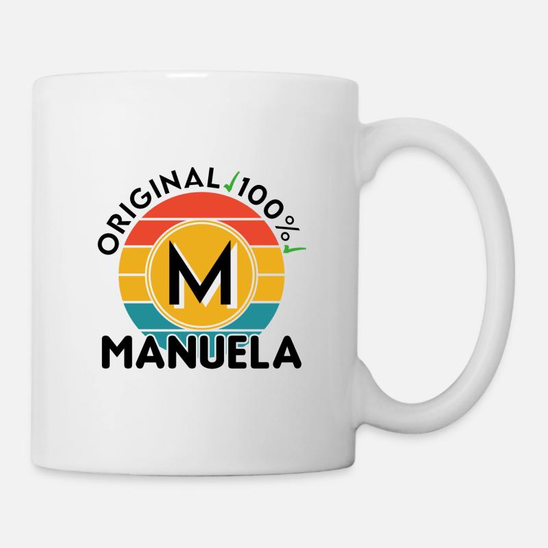 Manuela - Tasse - Weiß