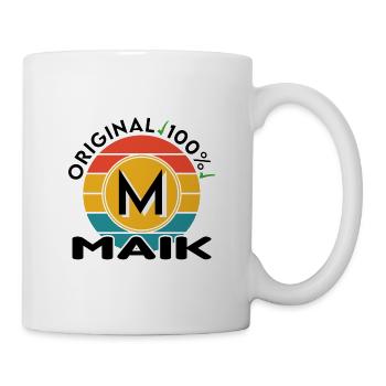 Maik - Tasse - Weiß - Rechts