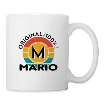 Mario - Tasse - Weiß - Rechts