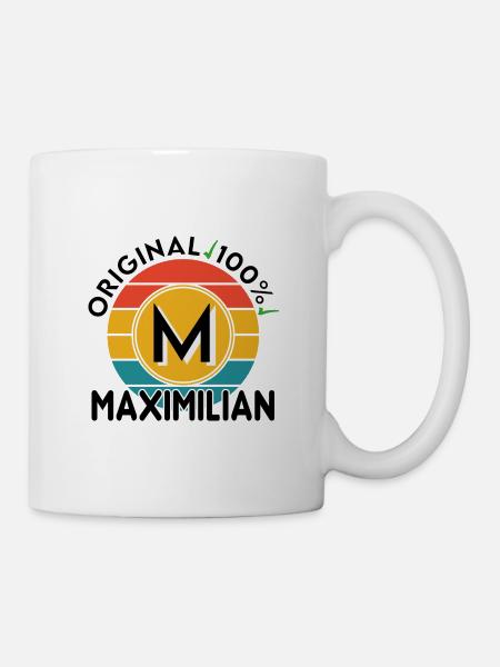 Maximilian - Tasse - Weiß