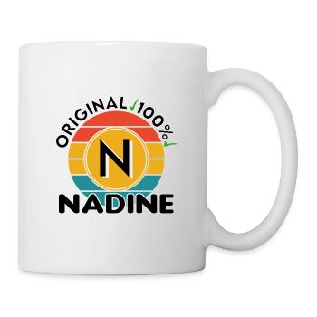 Nadine - Tasse - Weiß - Rechts