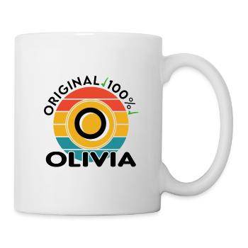 Olivia - Tasse - Weiß - Rechts
