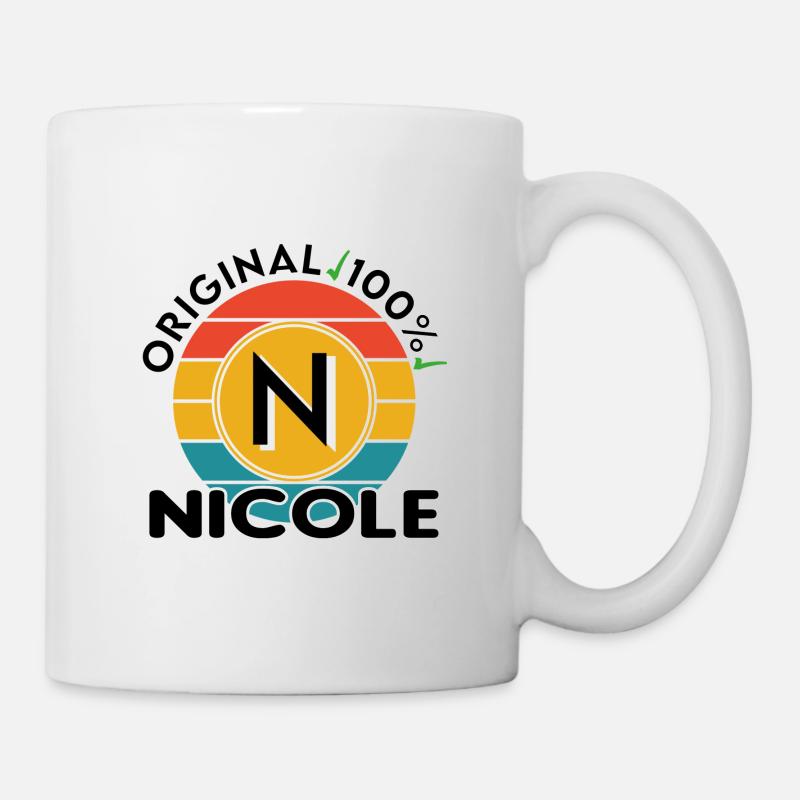 Nicole - Tasse - Weiß