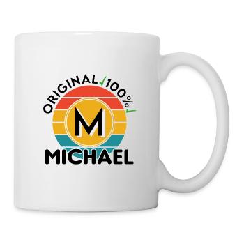 Michael - Tasse - Weiß - Rechts