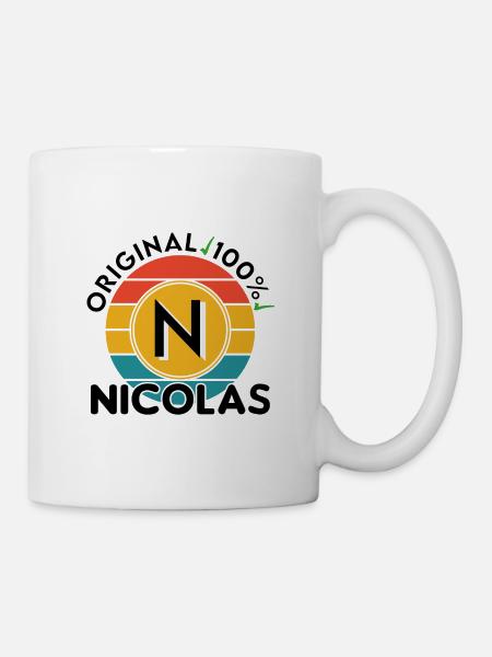 Nicolas - Tasse - Weiß