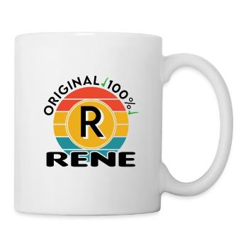 Rene - Tasse - Weiß - Rechts