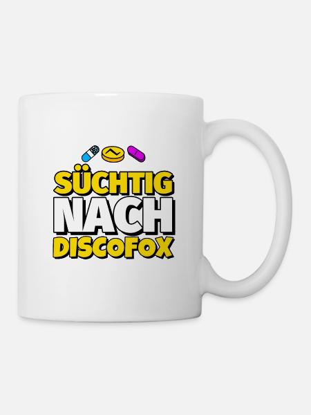 Discofox Tanz lustig Geschenk - Tasse - Weiß