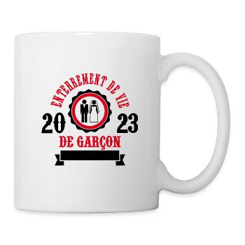 JGA 2023 - Bräutigam - Junggesellenabschied - Tasse - Weiß - Rechts
