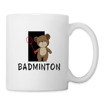 Badminton badminton sport Badminton - Mug - white - Right