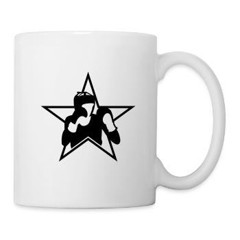Boxer Boxing Boxing Martial Arts Ring Sport - Mug - white - Right