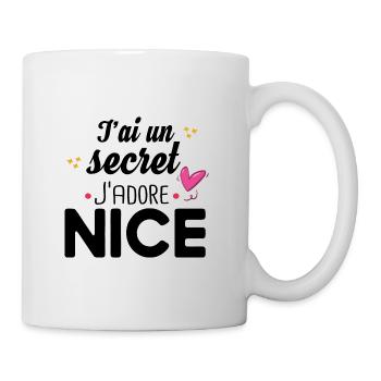 Nice Niçois Niçoise Cadeau Humour Ville France - Mug blanc - blanc - Droite