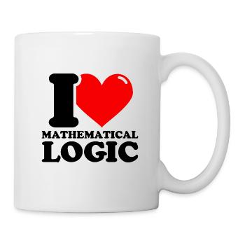 I love mathematical logic - Mug - white - Right
