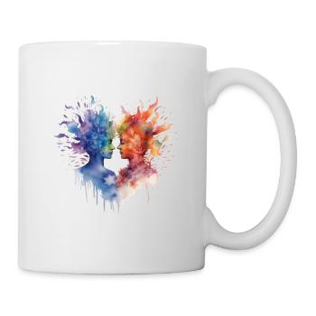 Pride Love Frauen abstrakt - Tasse - Weiß - Rechts