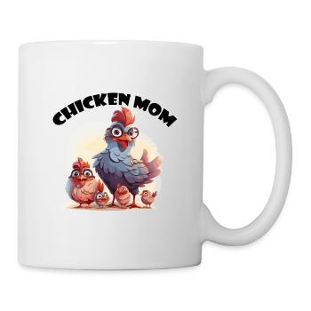 maman poulet - Hühnermama - Mug blanc - blanc - Droite