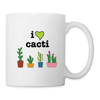 I love Cacti - Mug - white - Right