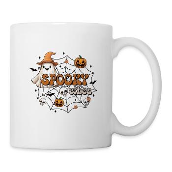Halloween Spooky Vibes - Mug blanc - blanc - Droite