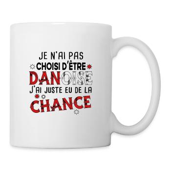 Danoise Danemark Femme Chance Cadeau Pays Humour - Mug blanc - blanc - Droite