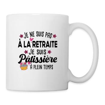 Pâtissière Pâtisserie Pâtisseries Métier Humour - Mug blanc - blanc - Droite
