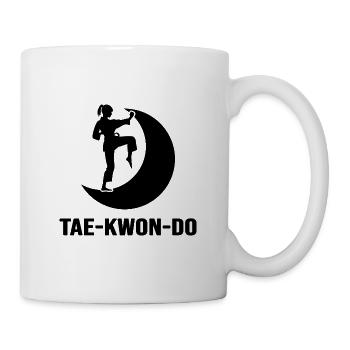 Taekwondo Kampfsport Allkampf-Girl Tae-Kwon-Do - Tasse - Weiß - Rechts