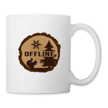 Wandern Winterwandern Outdoor Naturfreund - Tasse - Weiß - Rechts