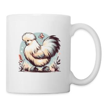 Silkie Chicken Fluffy Chicken Silkies - Mug - white - Right