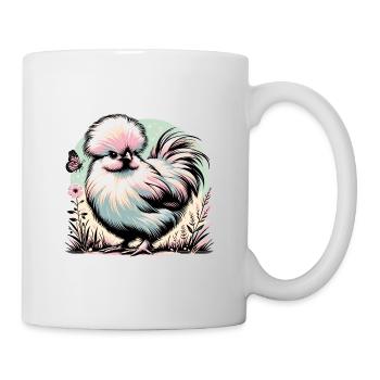 Silkie Chicken Fluffy Chicken Silkies - Mug - white - Right