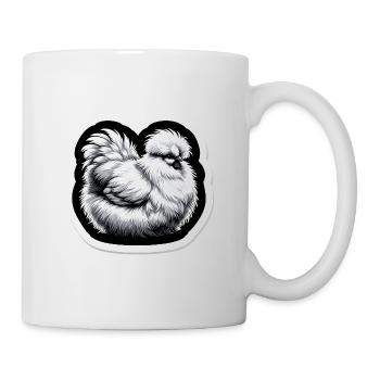 Silkie Chicken Fluffy Chicken Silkies - Mug - white - Right