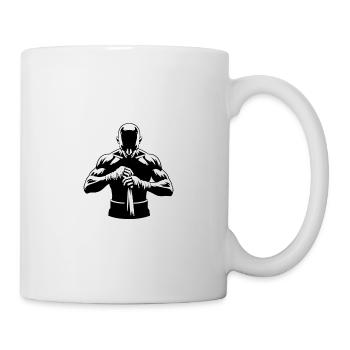 Boxen Boxerhandschuhe Punching - Tasse - Weiß - Rechts