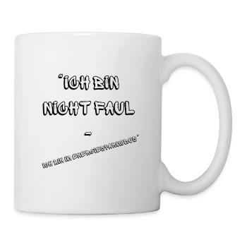 Energie sparen - Tasse - Weiß - Rechts