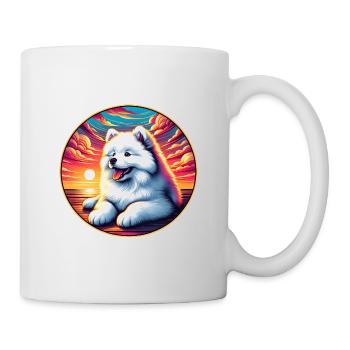 Samoyed Dog Gifts Cute Samoyed Dog Graphic - Mug - white - Right