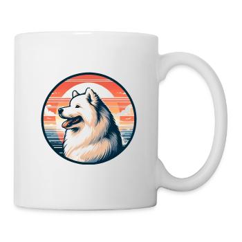 Samoyed Dog Gifts Cute Samoyed Dog Graphic - Mug - white - Right