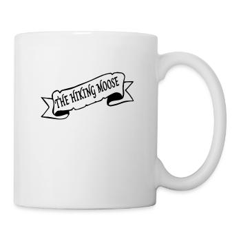 Das wandernde Elchbanner - Tasse - Weiß - Rechts