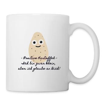 Positive potato,potato,illustration,gift - Mug - white - Right