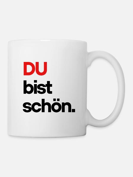 Tu es belle - Mug blanc - blanc