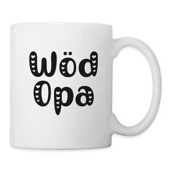 Wöd Opa Österreich bester Opa Großvater Österreich - Tasse - Weiß - Rechts